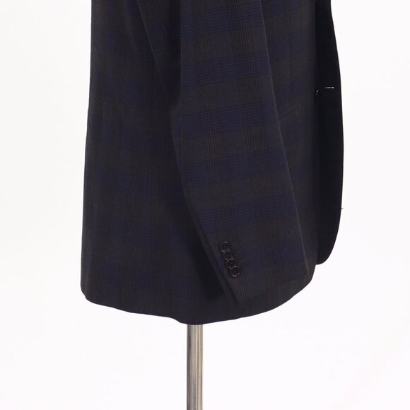 ETRO 44R Brown Check 2-Button Sport Coat Blazer Jacket T333 - Picture 6 of 11